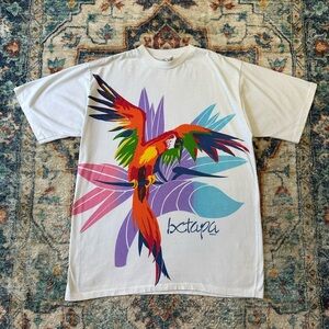 Vintage Ixtapa Parrot Big Print Animal T-shirt Size XL